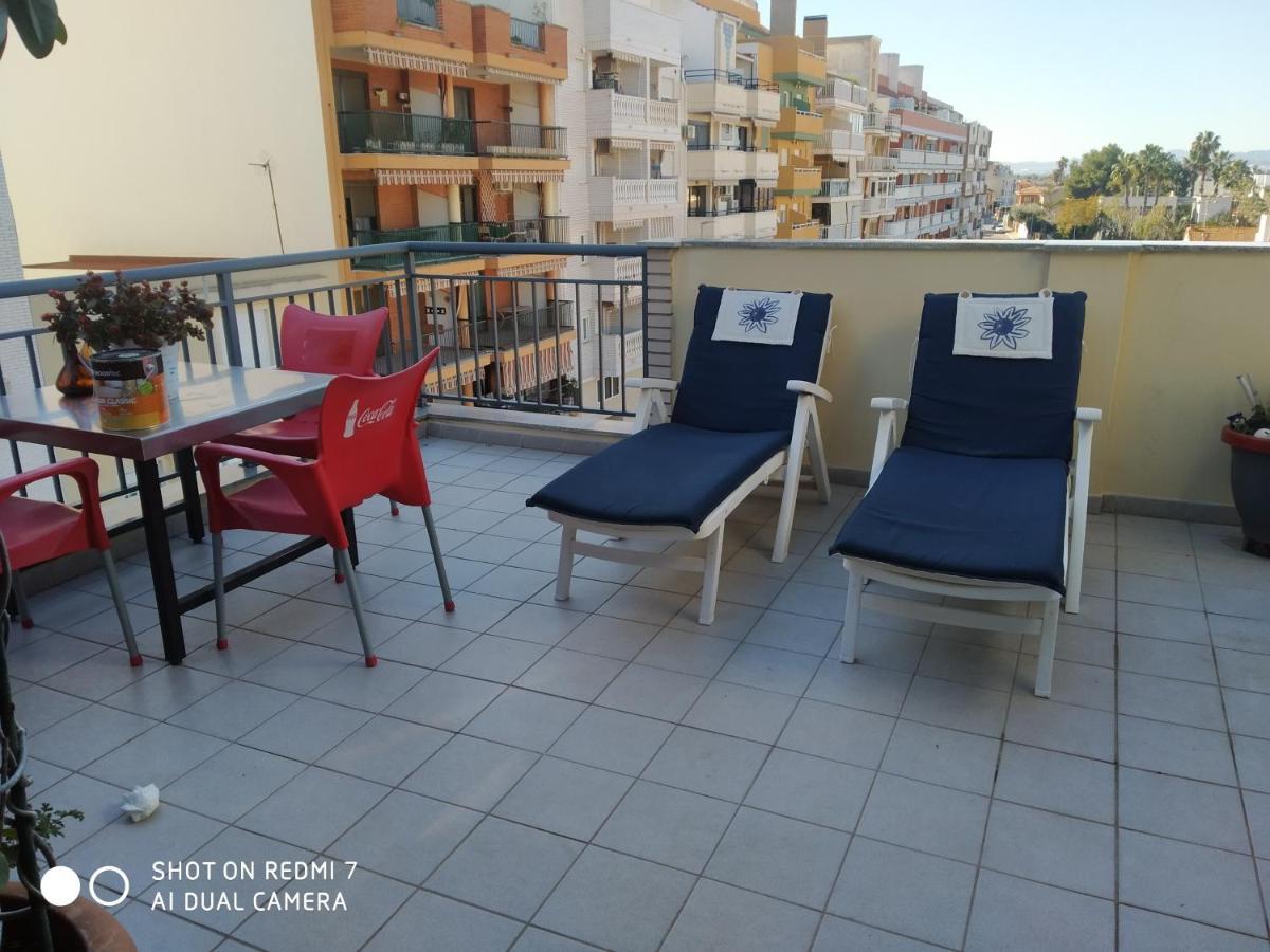 Habitacion Familiar En Un Atico Con Gran Terraza Y,Cocina ,En La Playa Burriana Exterior photo